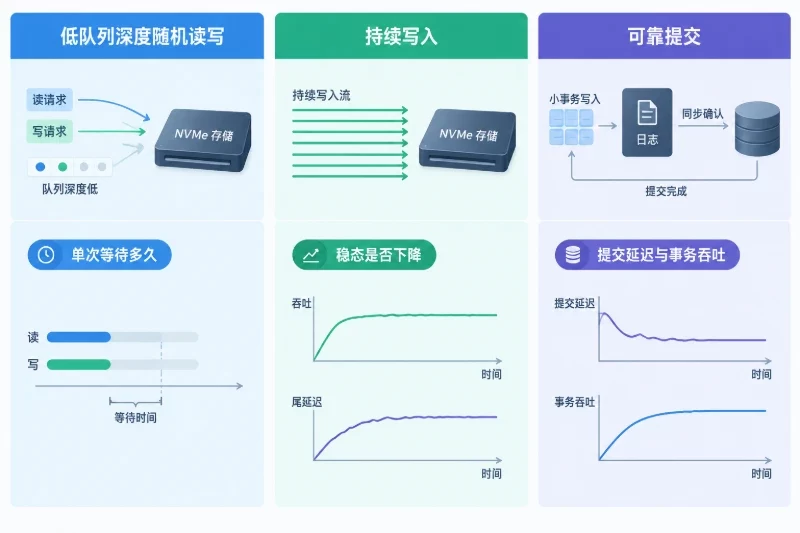 三、磁盘怎么配:关注提交延迟、持续写入和可用容量配图