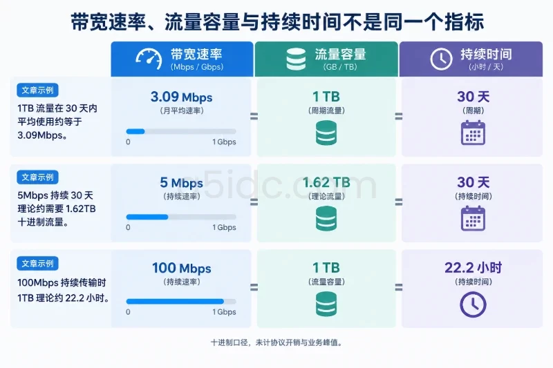 误区四:把端口带宽、保证带宽和流量配额当成一回事配图