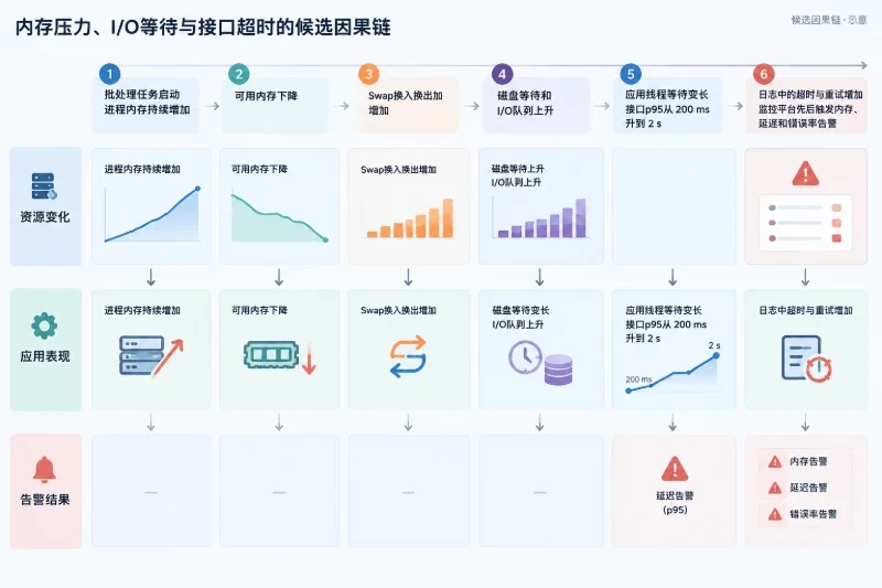 内存、I/O 与队列要一起看配图