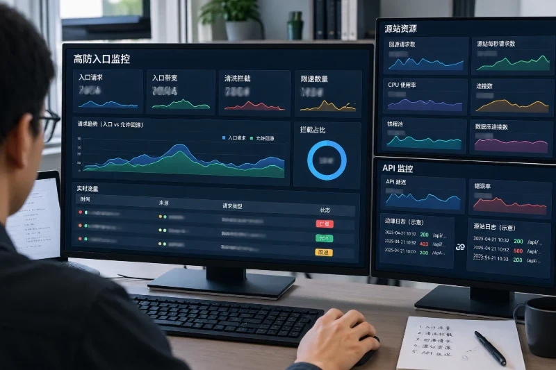 如何验证高防 IP 是否真正缓解了 CC配图
