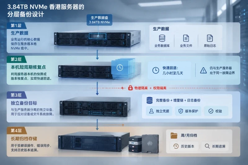 设计分层备份,而不是把文件复制一遍配图